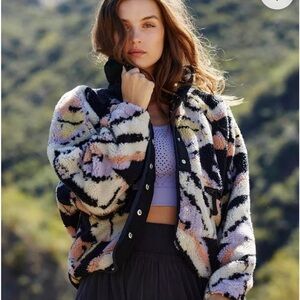 Free People Ridgecrest Fleece Jacket
